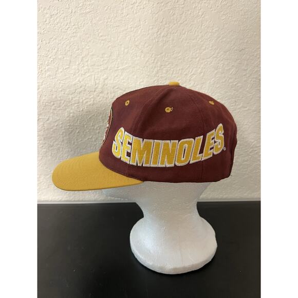 Vintage Florida State Seminoles Hat American Needle Snapback 90s Wool - Picture 2 of 9